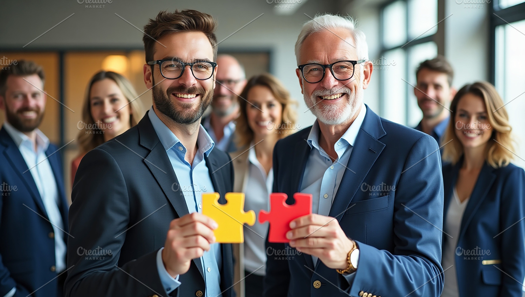 Business deal illustration of busine, a Business Photo by Stock Shape