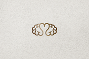 Minimalist Brain with Love Logo, a Branding & Logo Template by Luxury Logos (Thumbnail 4 of 4)