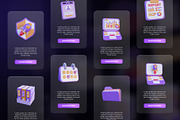 Business 3D Icon Design, an Object Graphic by Artnivora.Std (Thumbnail 3 of 4)
