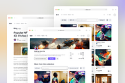 NFT Website, an UI Kit Template by Julia Shagofferova (Thumbnail 3 of 13)