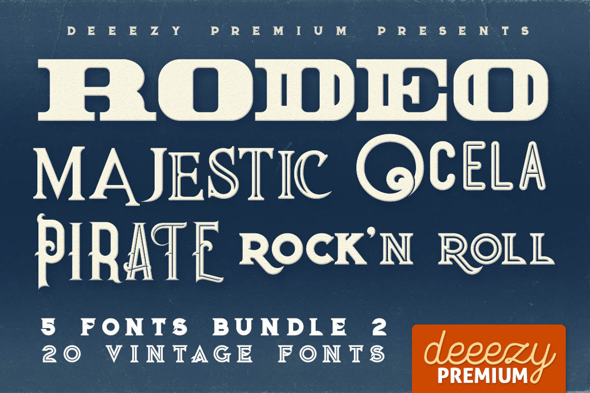 5 Fonts Bundle 2