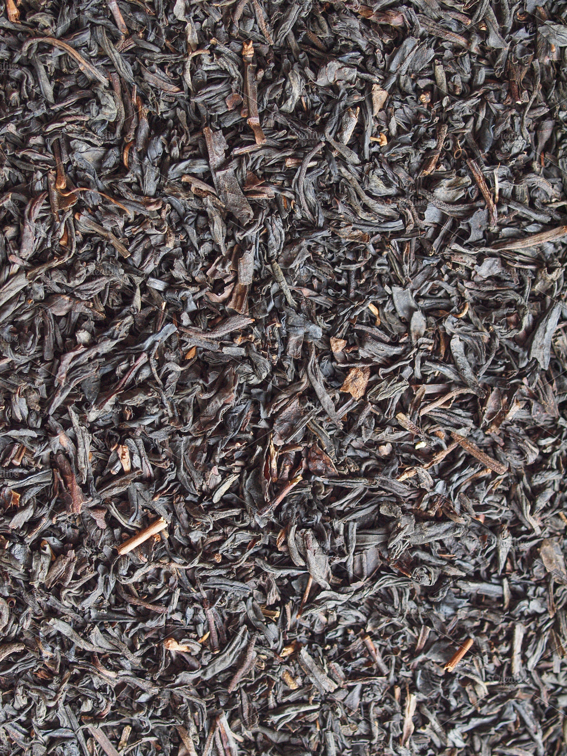 Loose tea containing loose, tea, and leaf