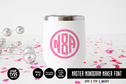 MASTER MONOGRAM FONT Round Mono Font, a Font by Little Type Factory (Thumbnail 3 of 8)