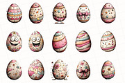 Whimsical Easter Egg Clipart, an Illustration by OK Design (Thumbnail 3 of 6)