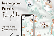 Canva Template - Instagram Puzzle, a Social Media Template by Tegefeldt Design (Thumbnail 1 of 6)