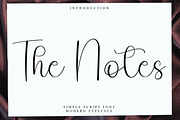 The Notes, a Handwritten Font by InermediaSTUDIO (Thumbnail 1 of 9)