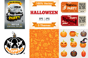 Happy Halloween Party, a Decorative Illustration by TAlex