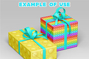 Pop it Rainbow Pattern set, a Pattern Graphic by VectoriyA (Thumbnail 3 of 6)