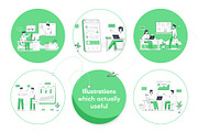 Flat Business Illustrations, a Finance Illustration by Brickclay (Thumbnail 7 of 8)