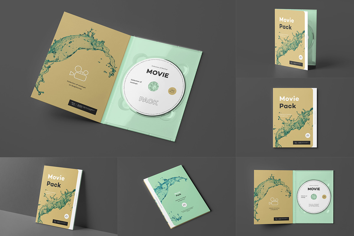 Movie Pack Mockup 1, a Packaging Mockup by Yogurt86 (Photo 1 of 16)