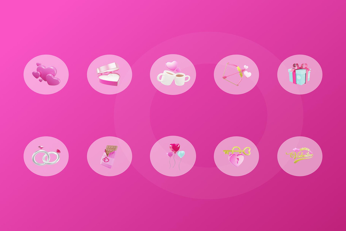 Valentine 3D Illustration, an Object Illustration by Creative Perspective (Photo 5 of 6)