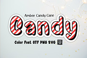Amber Candy Cane OTF PNG SVG, a Symbol Font by DREAMs Soul G. (Thumbnail 1 of 5)