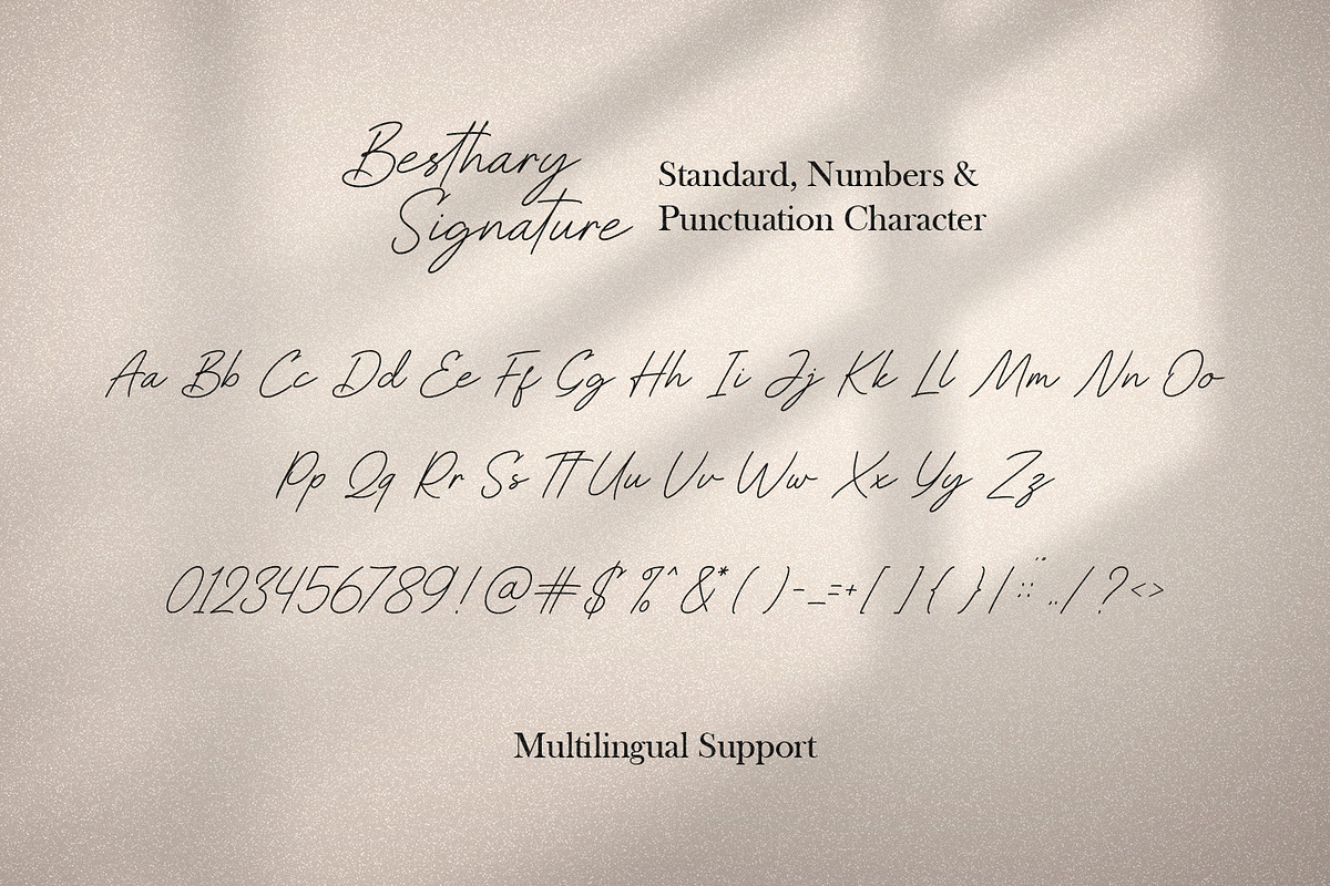 Besthary - Signature, a Handwritten Font by Hasbi Creative (Photo 13 of 14)