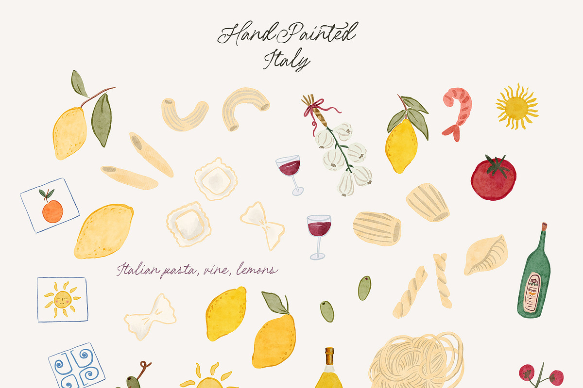 Hand-Painted Italy — Amalfi Whimsy, an Object Graphic by Lana Elanor (Photo 11 of 14)