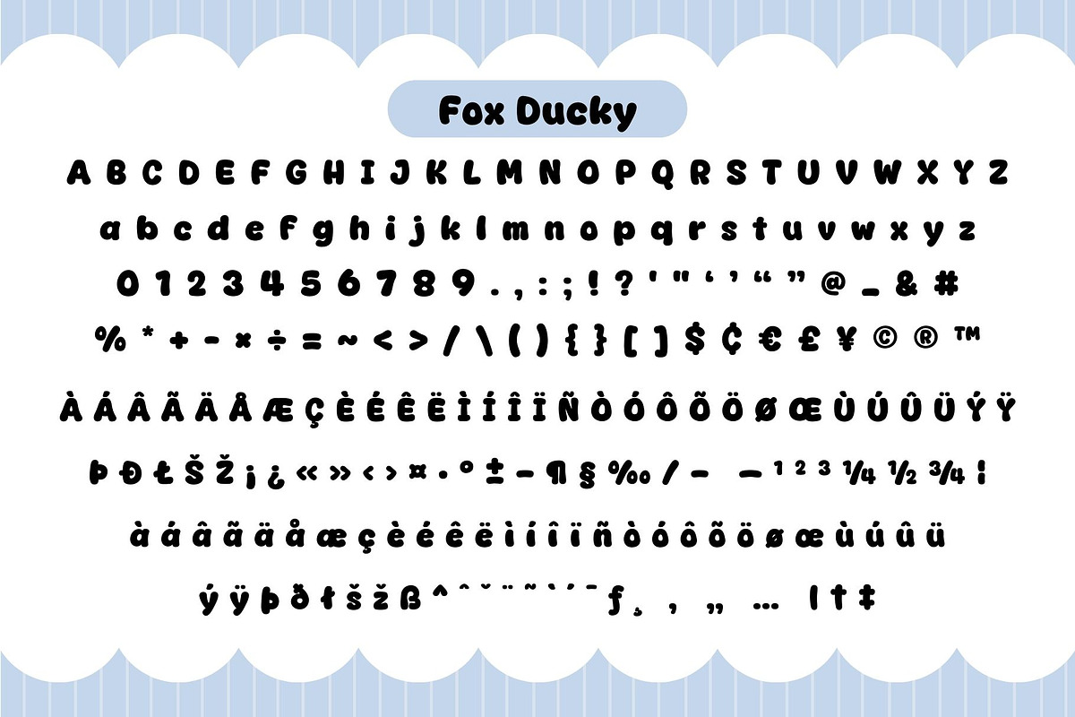Fox Ducky Font Duo, a Handwritten Font by Fox7 By Rattana (Photo 10 of 12)