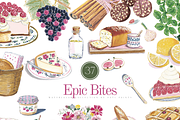 Food Clipart Bundle, a Decorative Illustration by Pati Paints (Thumbnail 1 of 12)