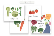Fresh vegetables vector set, a Decorative Illustration by GingerbirbArt (Thumbnail 3 of 6)