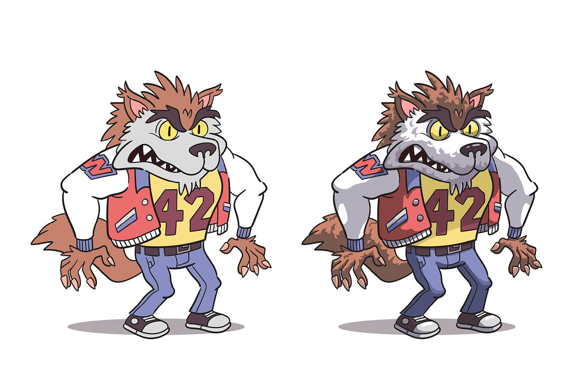 Werewolf, an Illustration by Cartoon Shop (Photo 3 of 6)