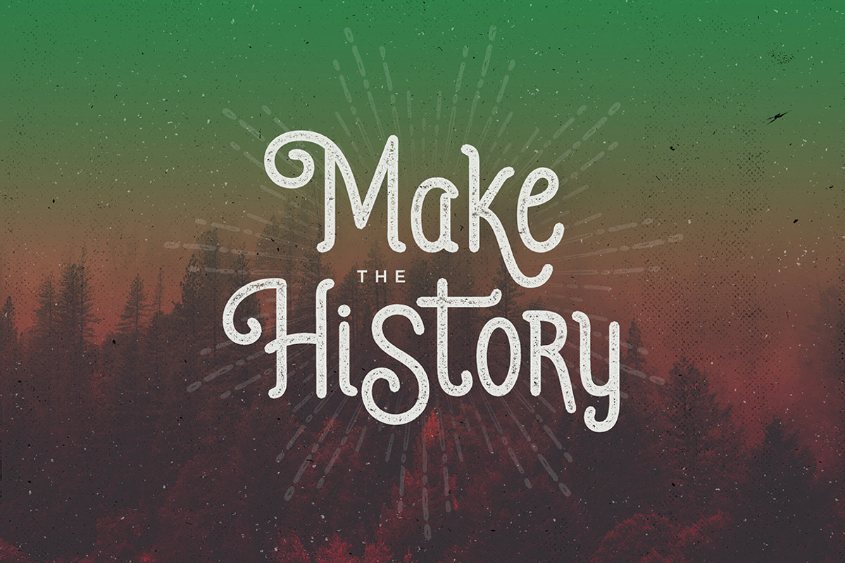 Auther Typeface preview 4