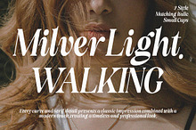 Milver Light Walking | 7 Font