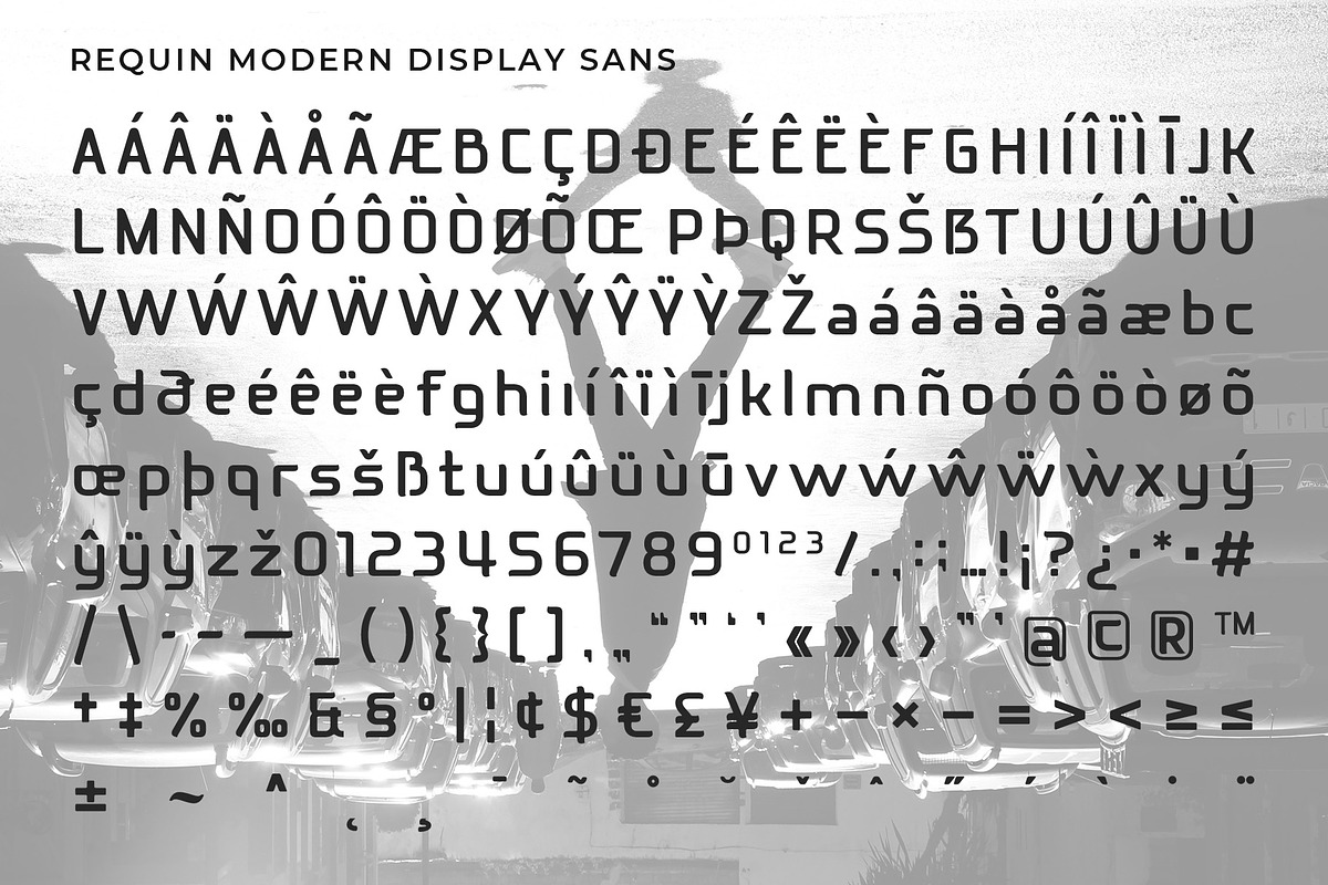 Requin - Modern Display Sans, a Sans Serif Font by Almeera Std (Photo 8 of 8)