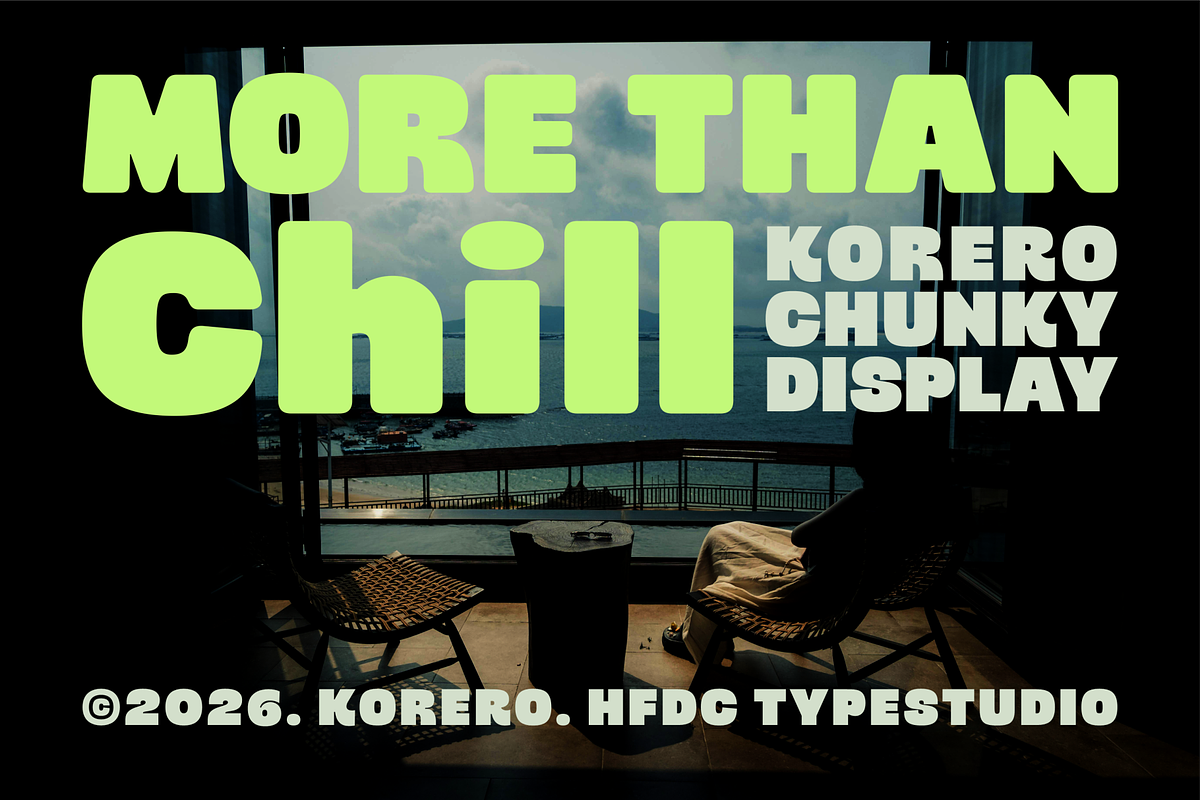 Korero HF Bold Display Font, a Sans Serif Font by 24Design Studios (Photo 5 of 11)
