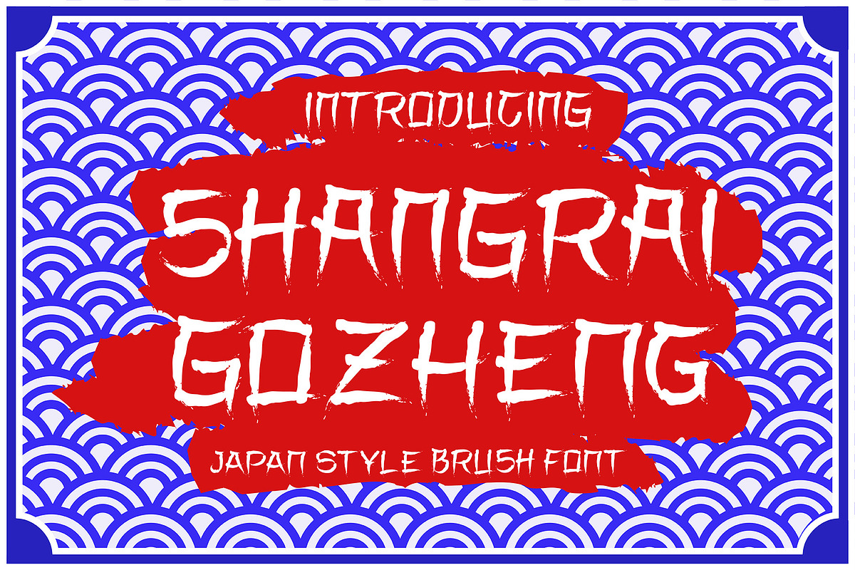 VT Shangrai Gozheng-Japan Style Font, a Handwritten Font by ViactionType (Photo 1 of 12)