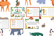 Ebook - Animals Tracing Numbers 0-10, a Stationery Template by Glücklich Studio (Thumbnail 4 of 4)