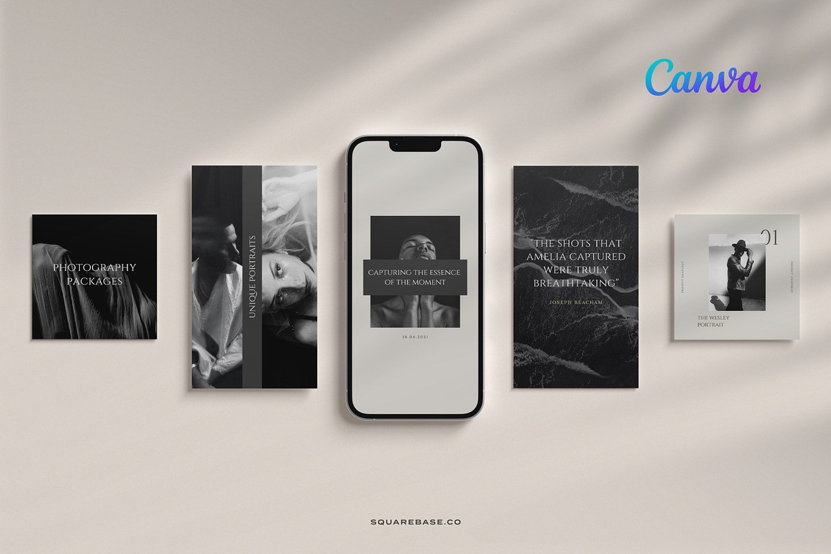 Canva Templates For Photographers, a Social Media Template by Squarebase Templates (Photo 3 of 5)