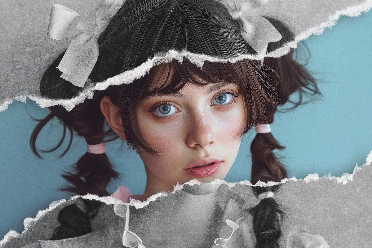 Ripped Paper Photo Effect Template, a Layer Style Add-On by Design Squad (Photo 3 of 5)