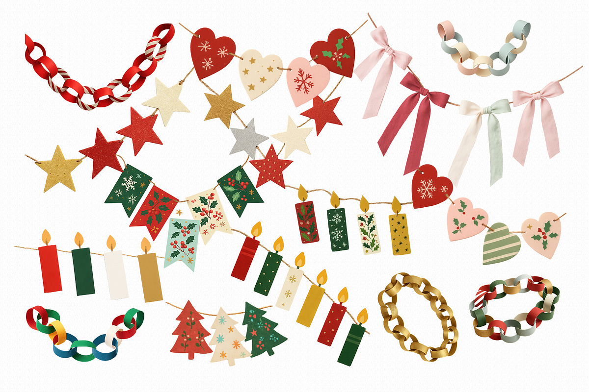 Whimsy Christmas Collage Pack, an Object Graphic by divanovskaya_nv (Photo 6 of 20)