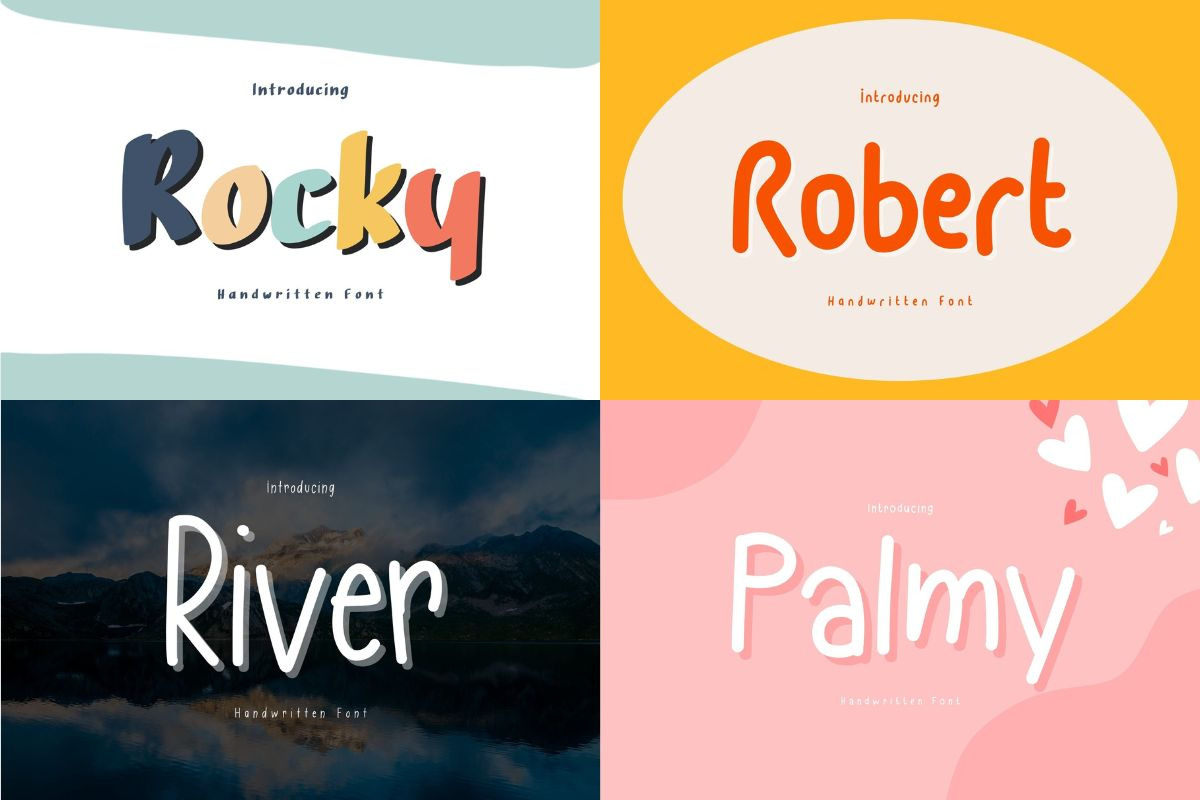 HANDWRITING FONT BUNDLE VOL. 3, a Handwritten Font by Brown Cupple (Photo 2 of 6)