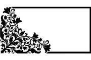 Elegant Vintage Floral Corner Frame, a Decorative Illustration by Designer_Momina (Thumbnail 10 of 21)