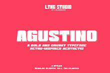 Agustino Chunky Font