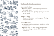 Kentucky Toile de Jouy Pattern, a Background Graphic by Hughes Studio (Thumbnail 3 of 9)
