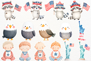 4th of July Clipart Nursery Kids PNG, a Seasonal Illustration by SugarCloudStudioArt (Thumbnail 4 of 8)