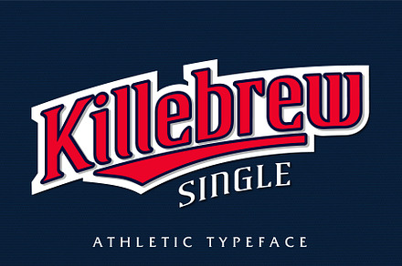 Killebrew Single | Athletic Typeface