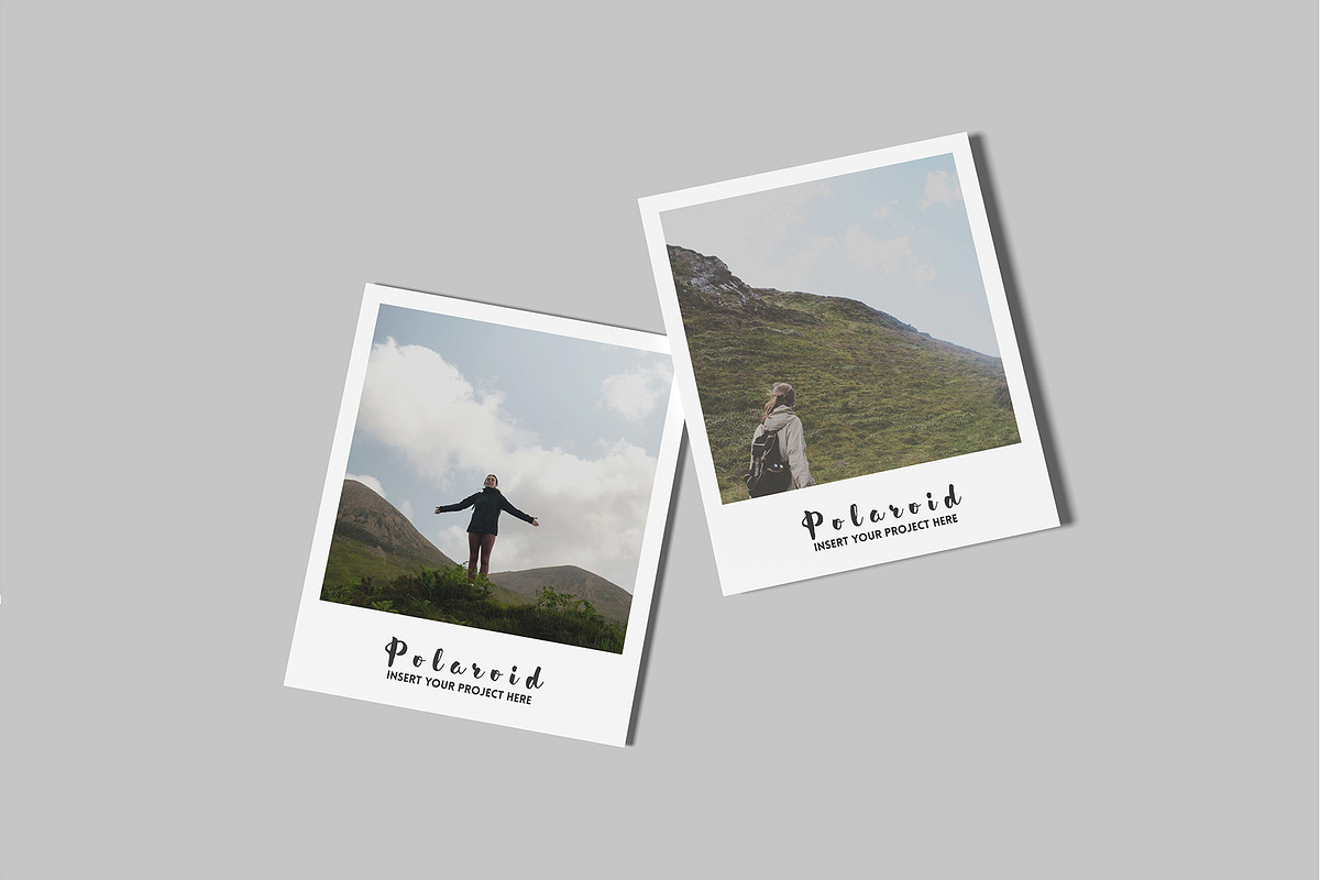 Realistic Polaroid Photos Mockup, a Product Mockup by lamorastudio (Photo 3 of 11)