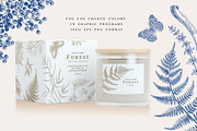 Blue floral. Botanical collection., a Pattern Graphic by Lisla (Thumbnail 4 of 5)