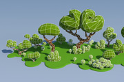 Trees And Bushes, an Environmental 3D Model by Saintpix (Thumbnail 3 of 35)