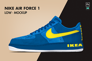 NIKE AIR FORCE 1 Low Mockup