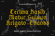 Ganghoods Font, a Blackletter Font by Allouse Studio (Thumbnail 11 of 11)