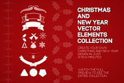 Christmas - 110 Elements Collection, an Object Graphic by Damien (Thumbnail 1 of 5)