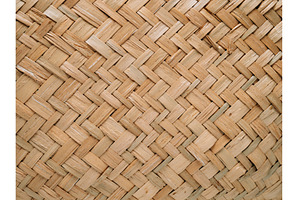 Pattern of woven seagrass basket, an Abstract Photo by Fascinadora