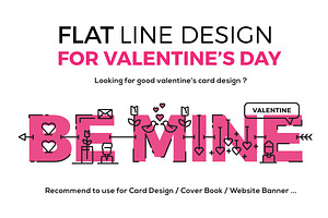 Flat Line Design Illustration