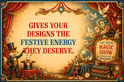 Cornville - Carnival Typeface, a Sans Serif Font by HipFonts (Thumbnail 7 of 9)