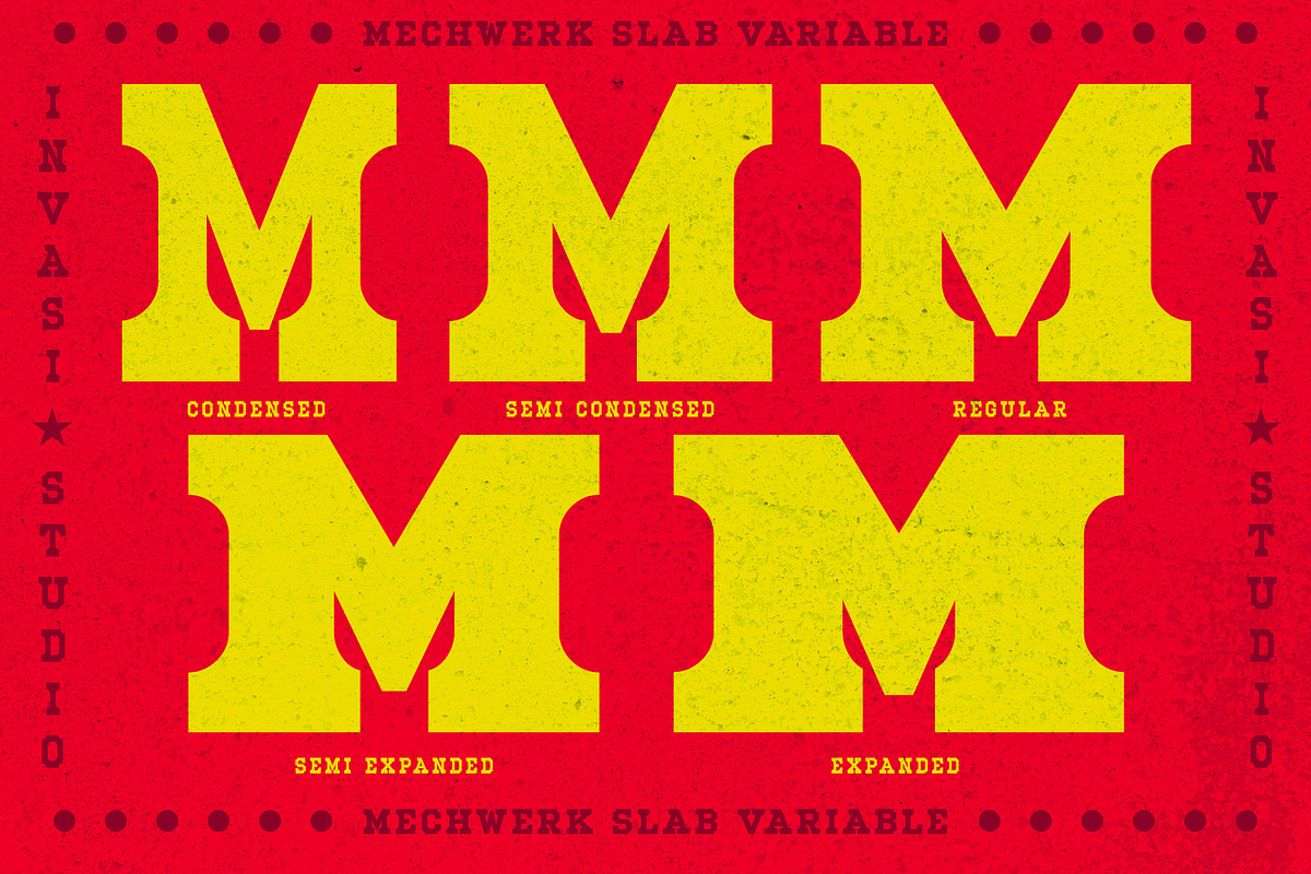 Mechwerk – Slab Serif Family, a Slab Serif Font by Invasi Studio (Photo 2 of 13)