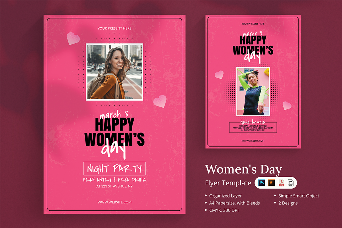 Herli - International Women's Day, a Flyer Template by Lettha-Studio (Photo 1 of 4)