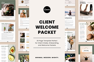 Client Welcome Packet Canva