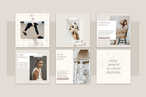 Neutral Instagram Template Canva